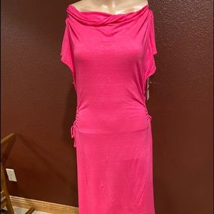 BETSEY JOHNSON Pink MIDI Dress